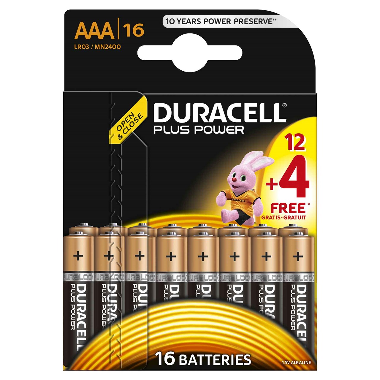 Bild von Duracell AAA/LR03 Plus Power Multipack