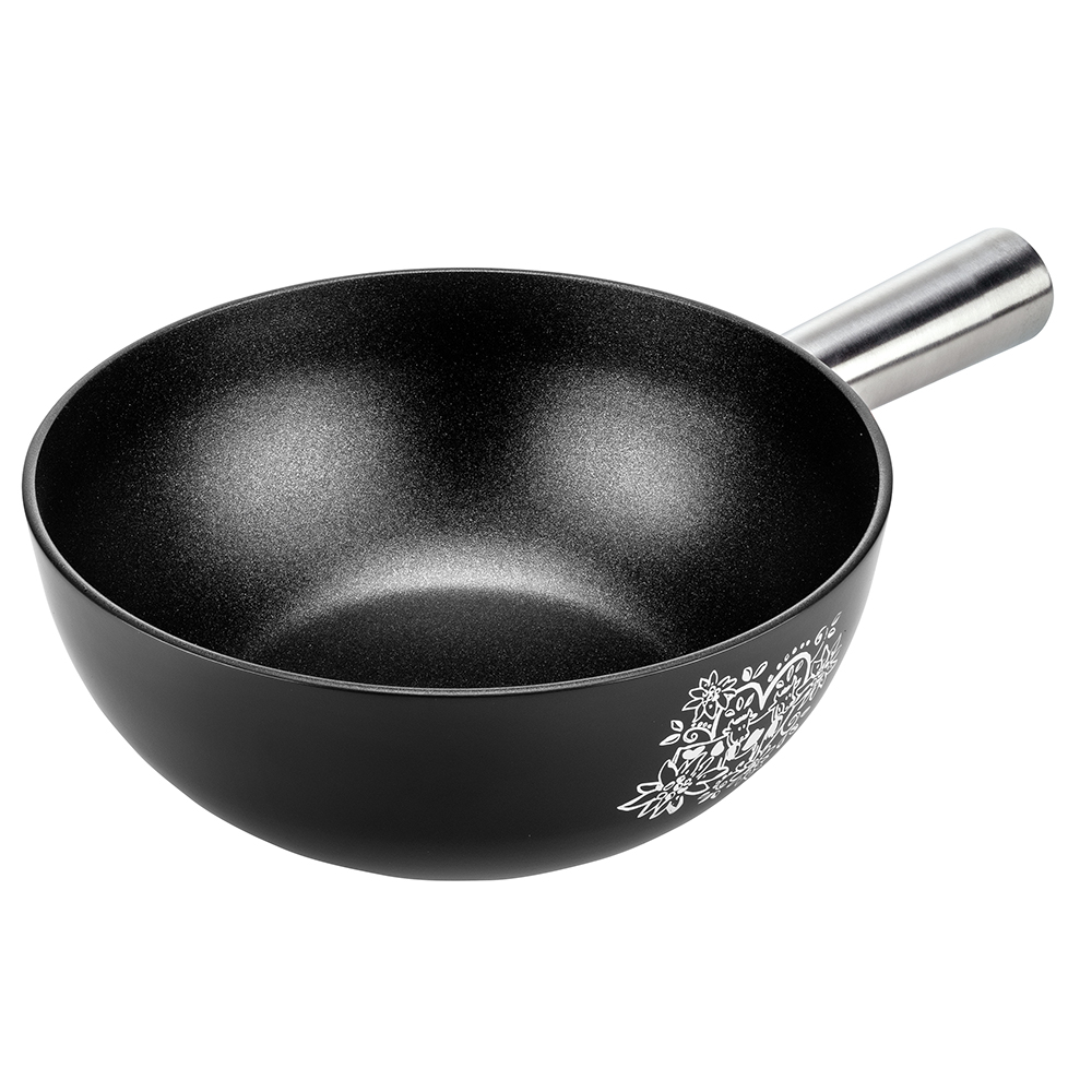 Bild von Kuhn Rikon Käsefonduecaquelon Aluminium Alpenliebe 22cm 