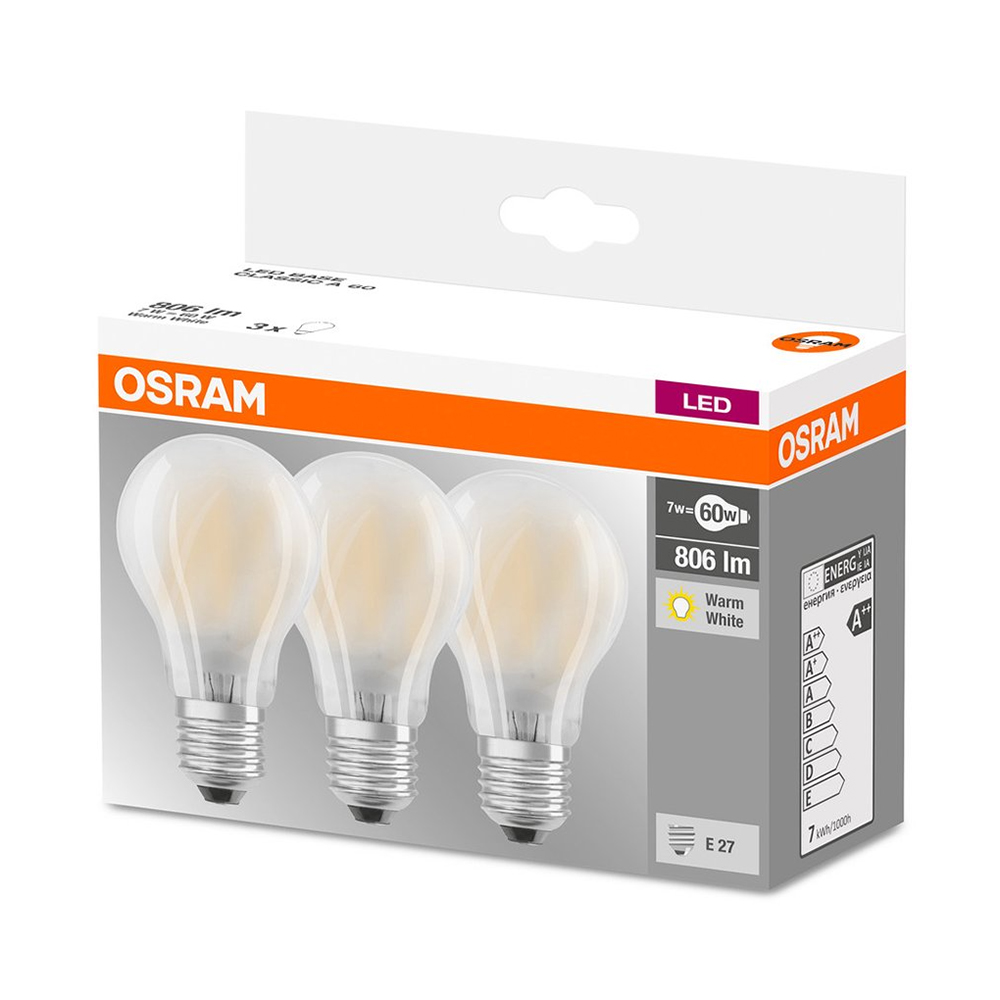 Picture of Osram LED BASE Classic A 7W (60 Watt) E27