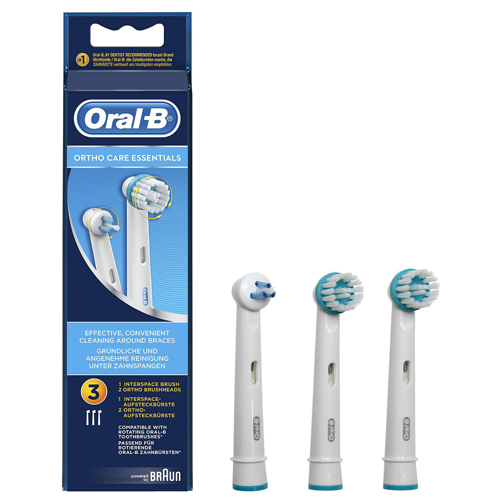 Picture of Oral-B Ersatz-Aufsteckbürsten Ortho Care Essentials Kit 3er-Packung