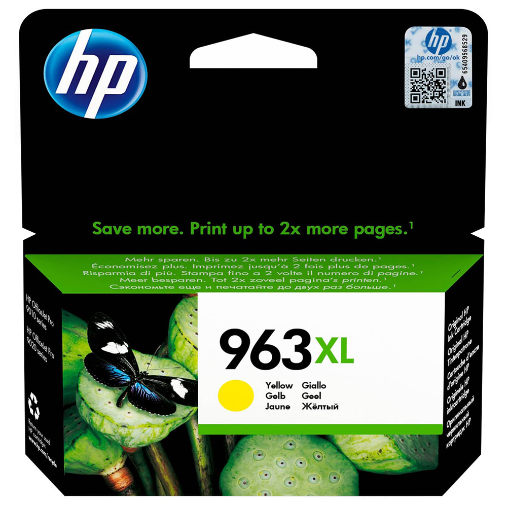 Picture of HP Tintenpatrone 963XL yellow, 1600 Seiten