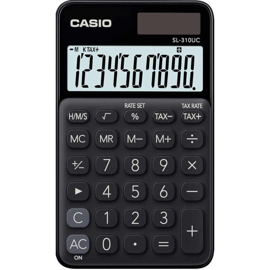 Bild von Casio Taschenrechner SL-310UC-BK Schwarz