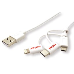 Bild von Roline Adapter inkl. Lightning, Micro und USB-C