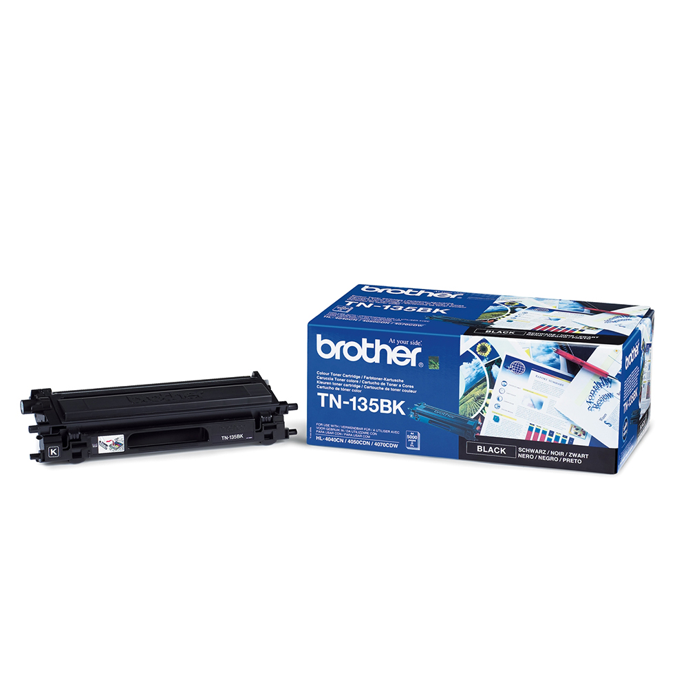 Bild von Brother Toner TN-135BK, Schwarz, 5000 Seiten 