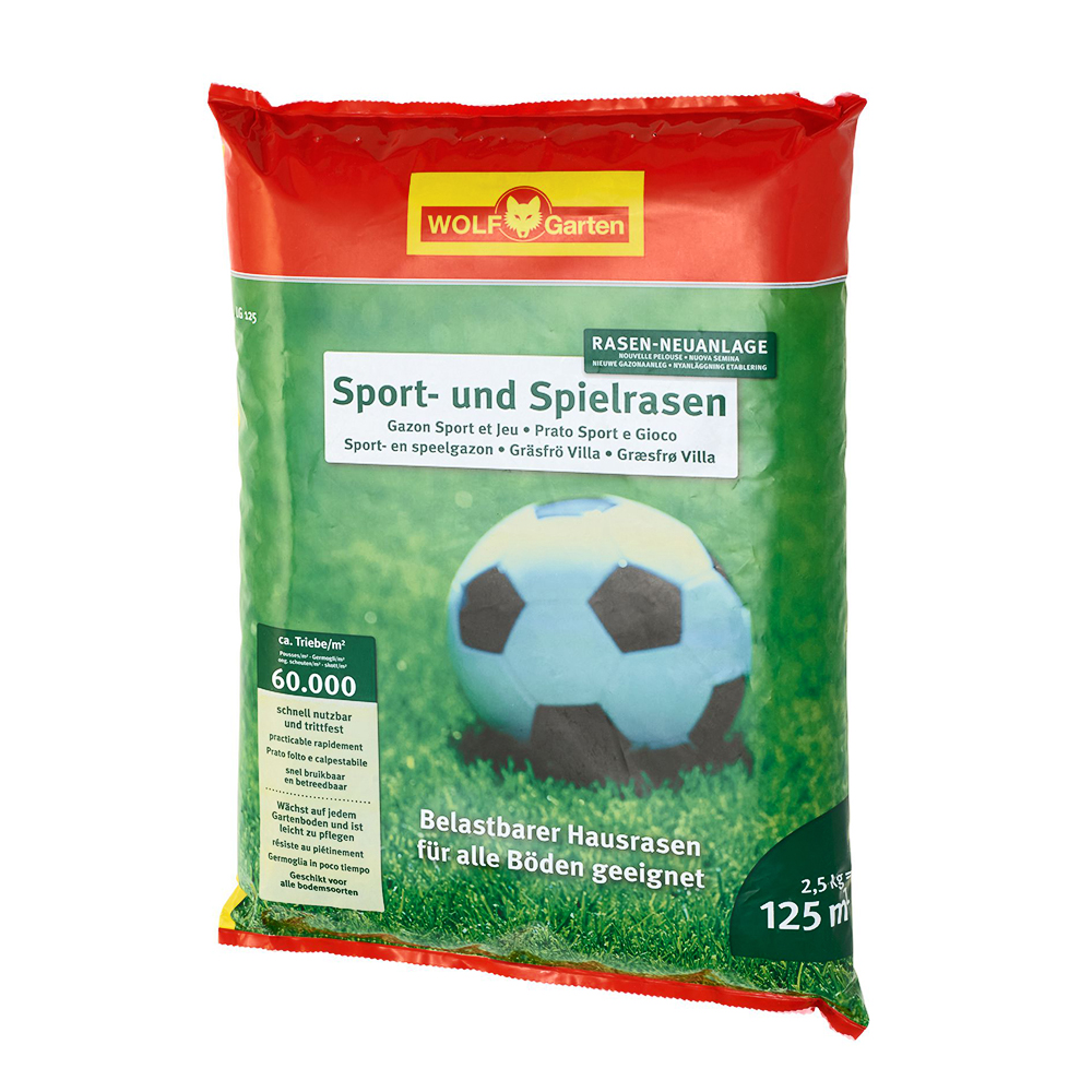 Bild von Wolf-Garten Rasensamen Sport- und Spielrasen LG 125