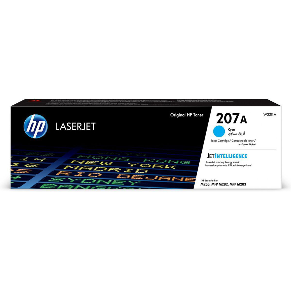 Picture of HP Toner 207A, W2211A, Cyan, 1250 Seiten 