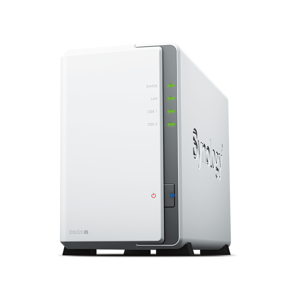 Bild von Synology NAS DS220J, ohne Festplatten