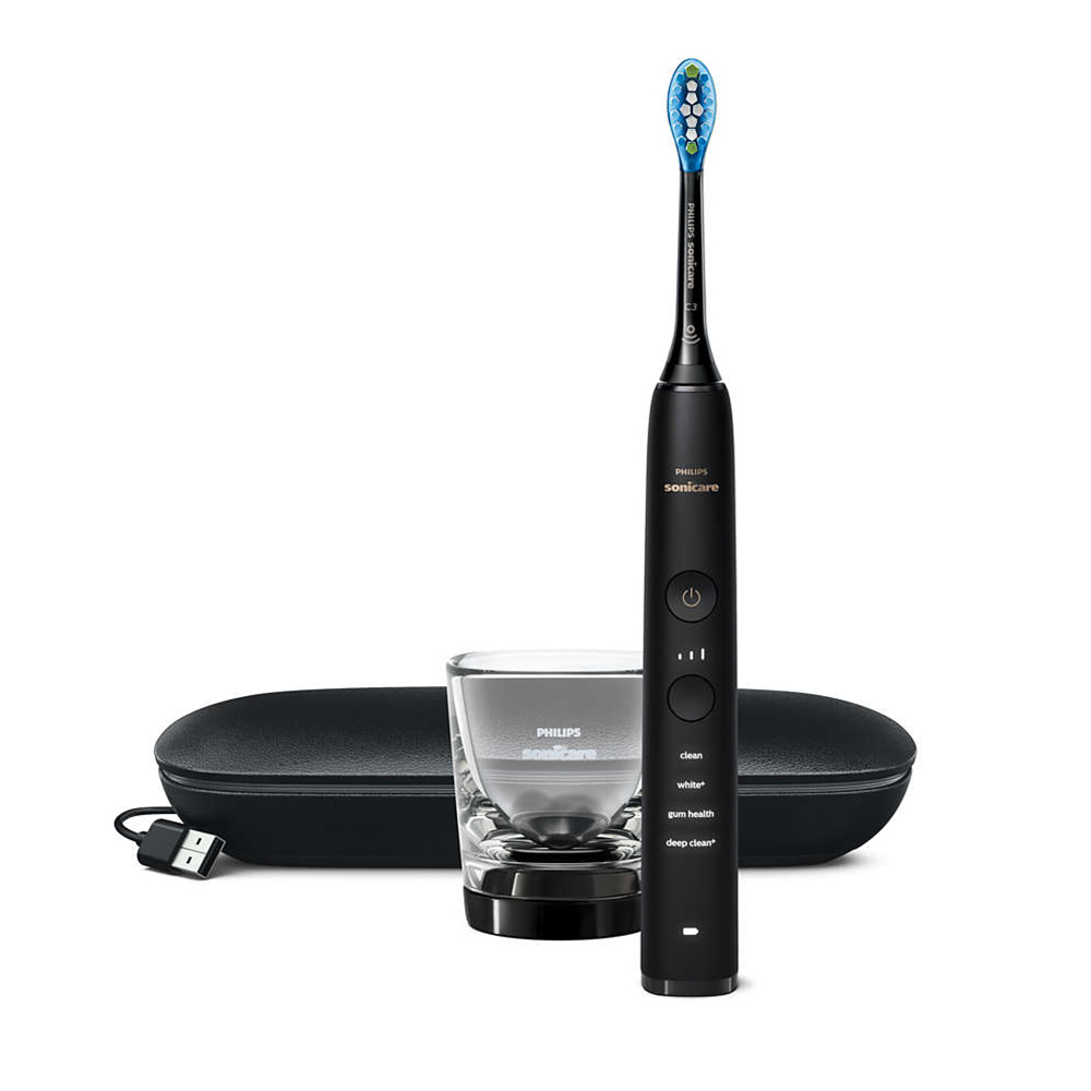 Bild von Philips Schallzahnbürste Sonicare Diamond Clean schwarz HX9911/09