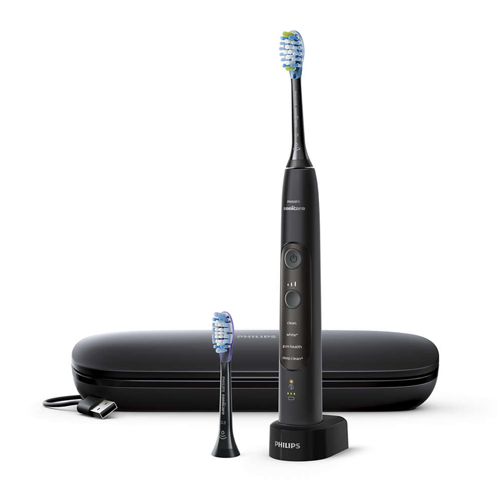 Bild von Philips Schallzahnbürste Sonicare Expert Clean schwarz HX9631/16