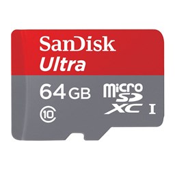 Bild von SanDisk Ultra micro-SDXC/UHS-I 64 GB Speicherkarte