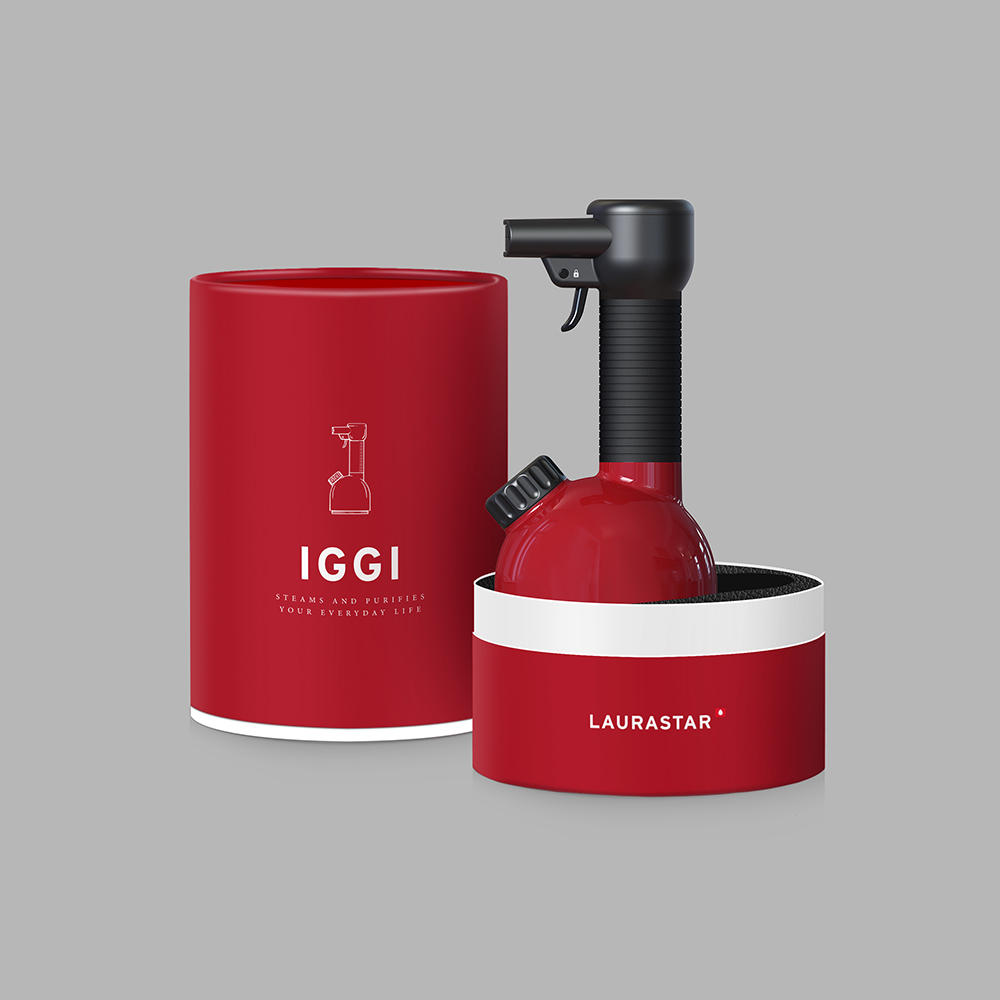 Bild von Laurastar Hygiene-Steamer IGGI rot