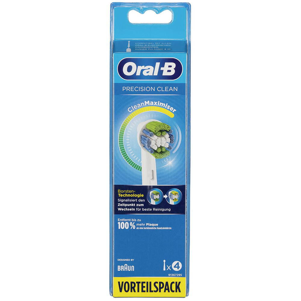 Bild von Oral-B Ersatz-Aufsteckbürsten Precision Clean 4er-Packung