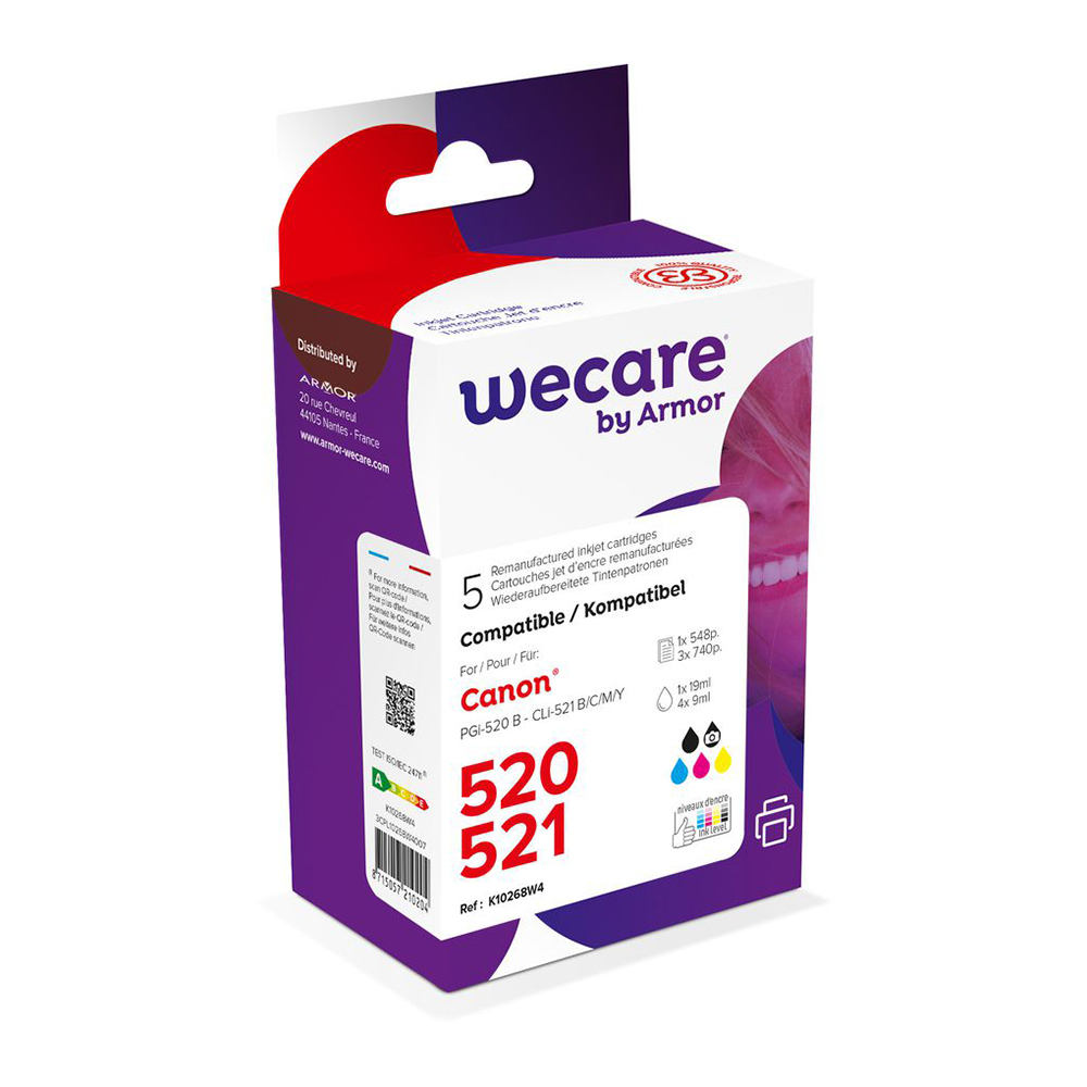 Bild von WECARE Canon 520/521 Multipack