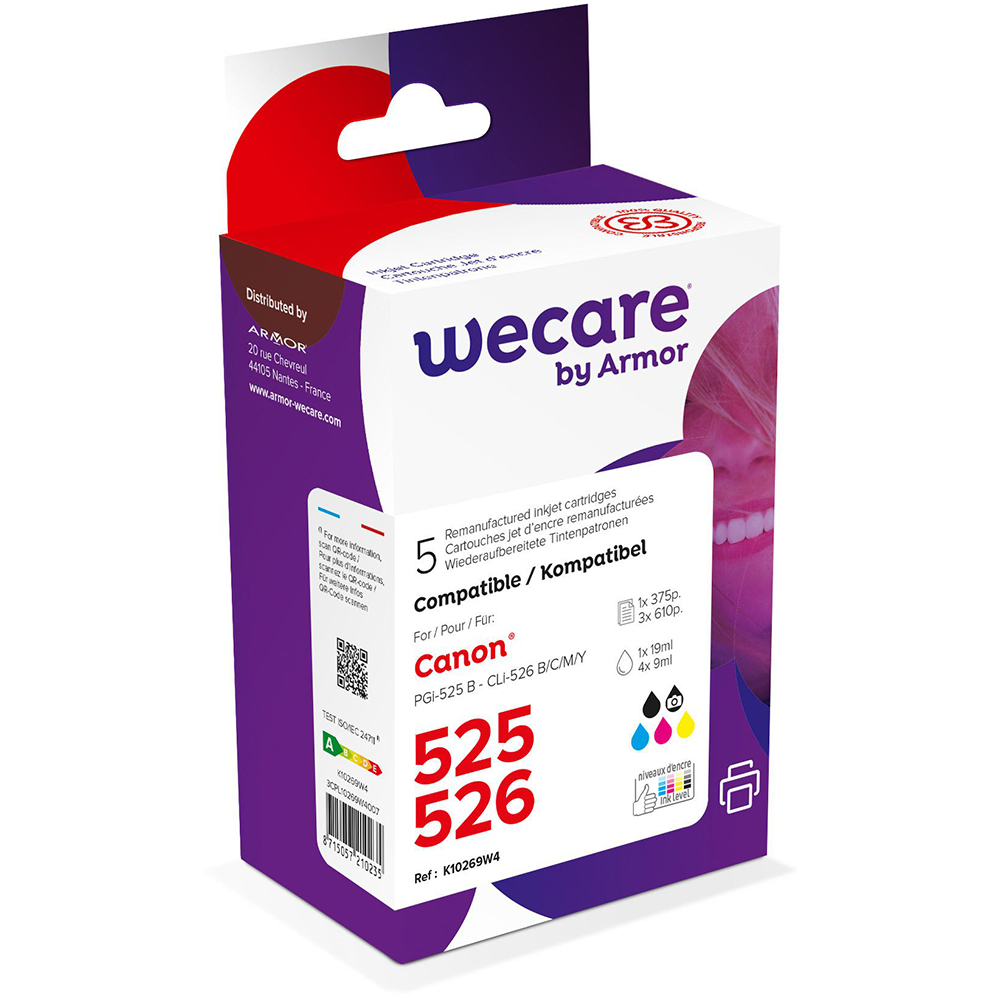 Bild von WECARE Canon 525/526  Multipack