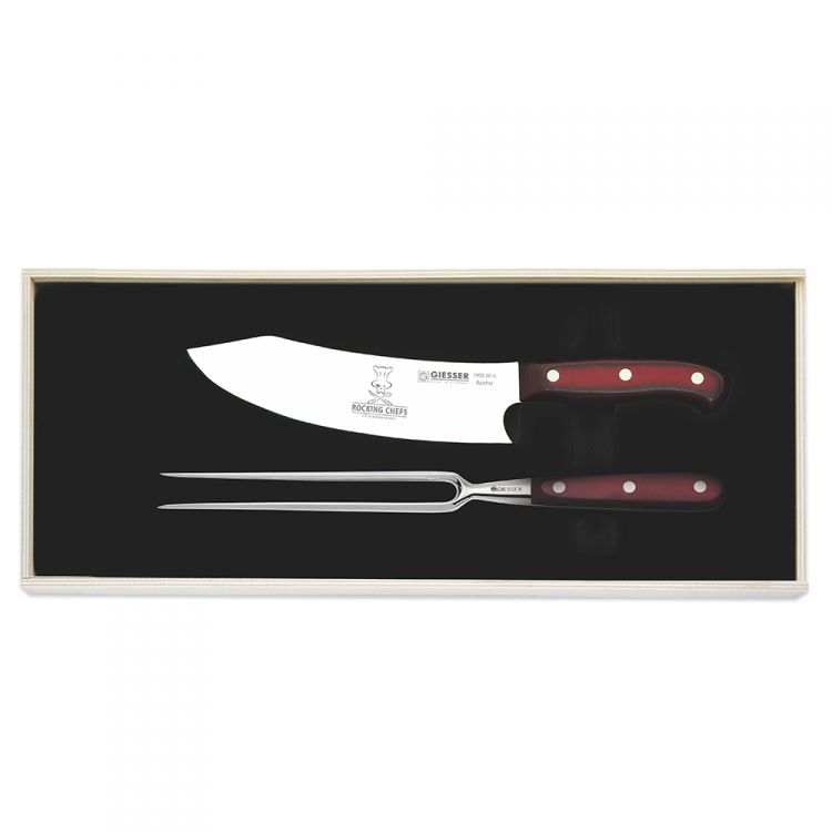 Bild von Giesser PremiumCut Tranchier-Set No. 1, Micarta, Rocking Chefs