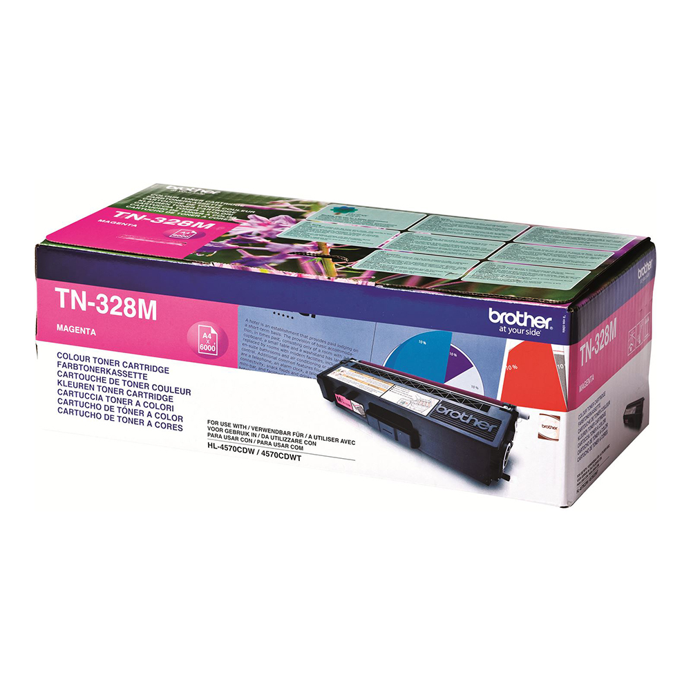 Picture of Brother TN-328M, Magenta, 6000 Seiten 