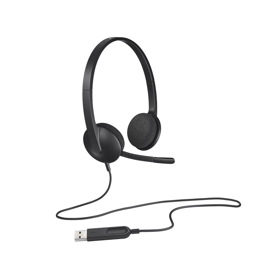 Bild von Logitech USB-Stereo-Headset H340