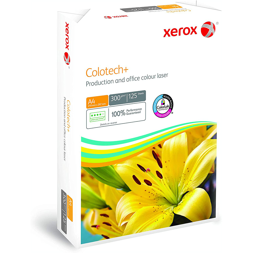 Bild von Xerox Colotech+ Papier A4, 300g/m², 125 Blatt