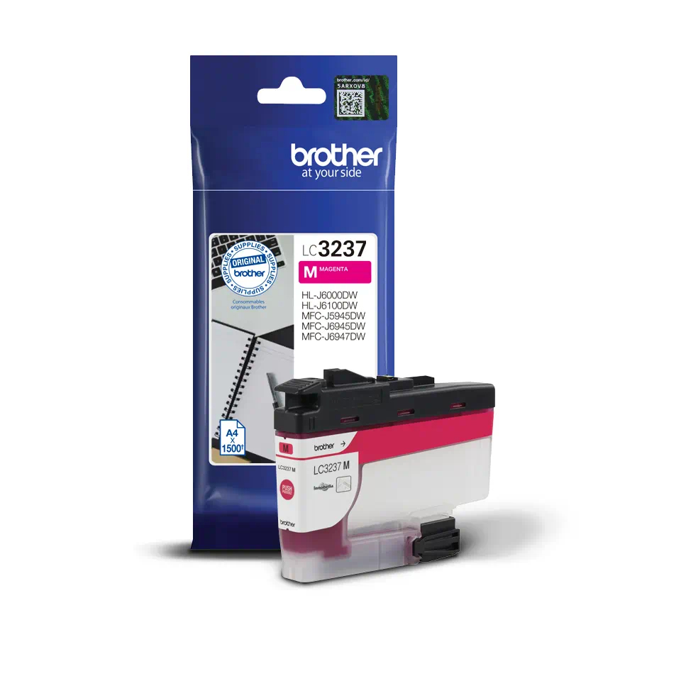 Bild von Brother Tintenpatronen LC-3237, magenta, 1500 Seiten