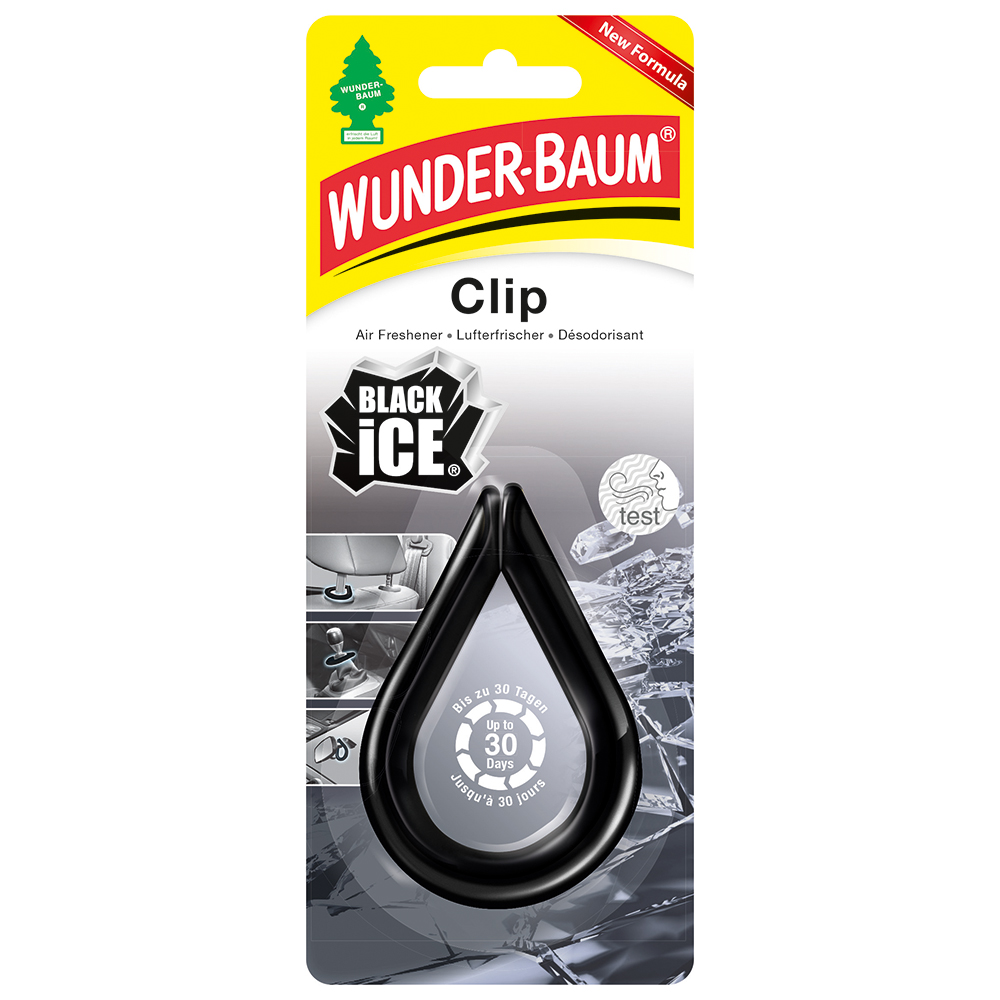 Bild von Wunder-Baum Auto-Lufterfrischer Clip Blackice