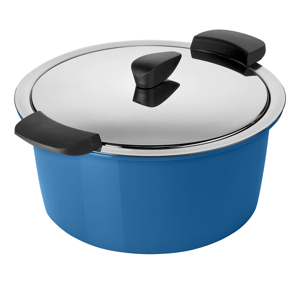 Bild von Kuhn Rikon Hotpan Servierkasserolle 2 L / 18 cm blau