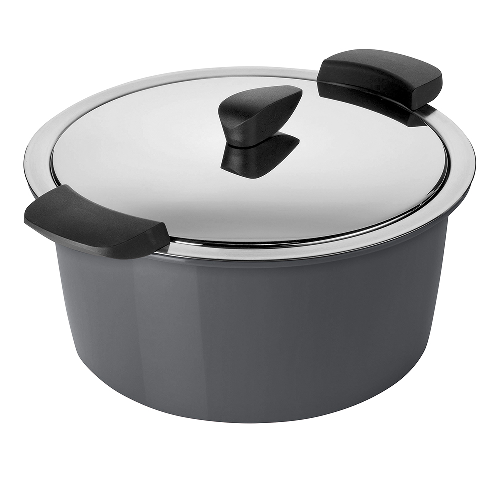 Bild von Kuhn Rikon Hotpan Servierkasserolle 1 L / 14 cm grau