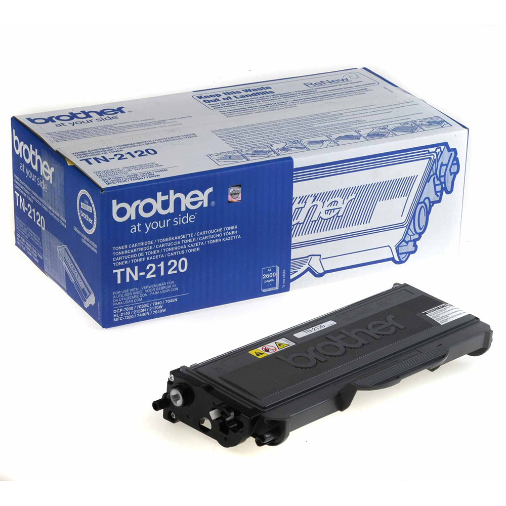 Bild von Brother TN-2120, Schwarz, 2600 Seiten 