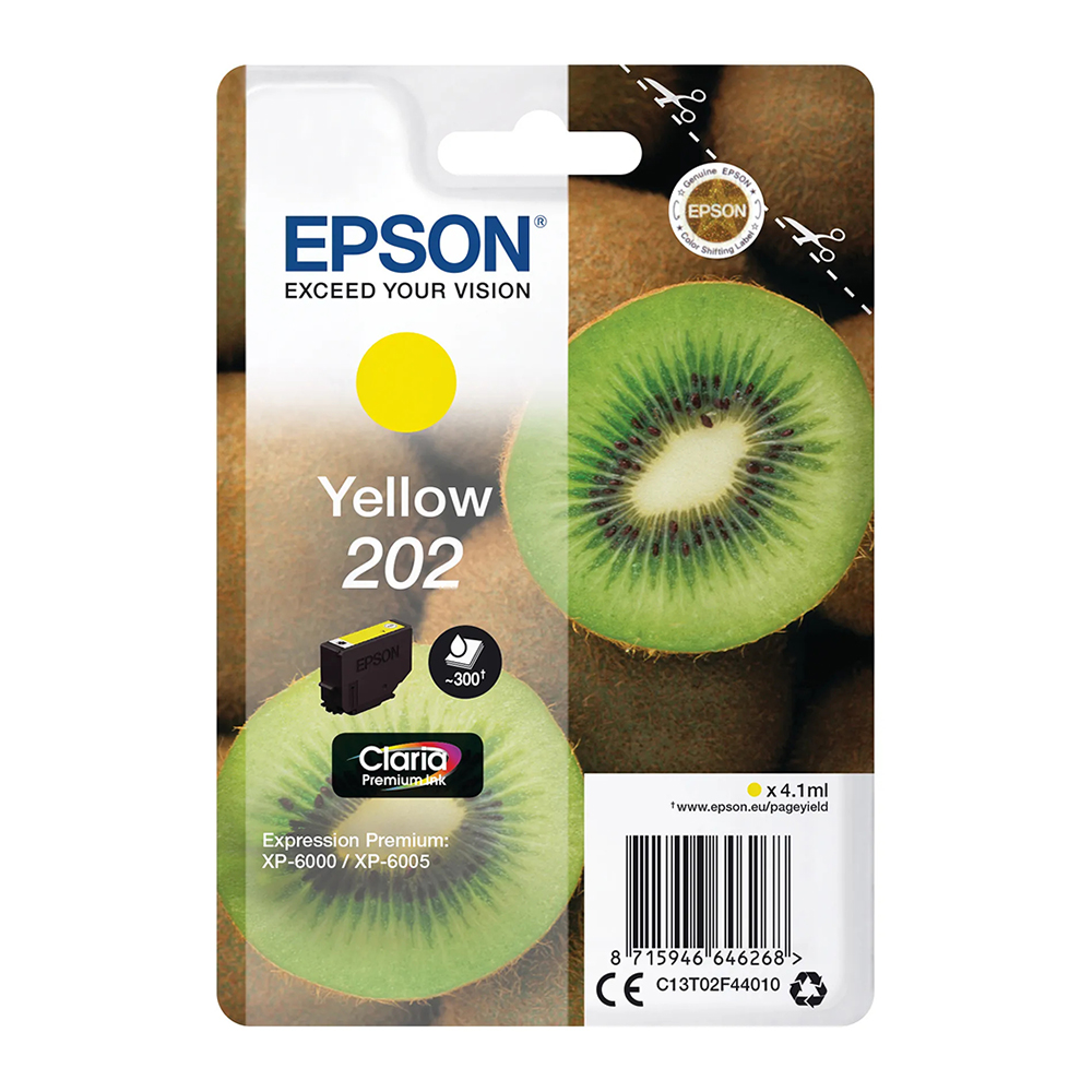 Bild von Epson Tintenpatrone 202, yellow