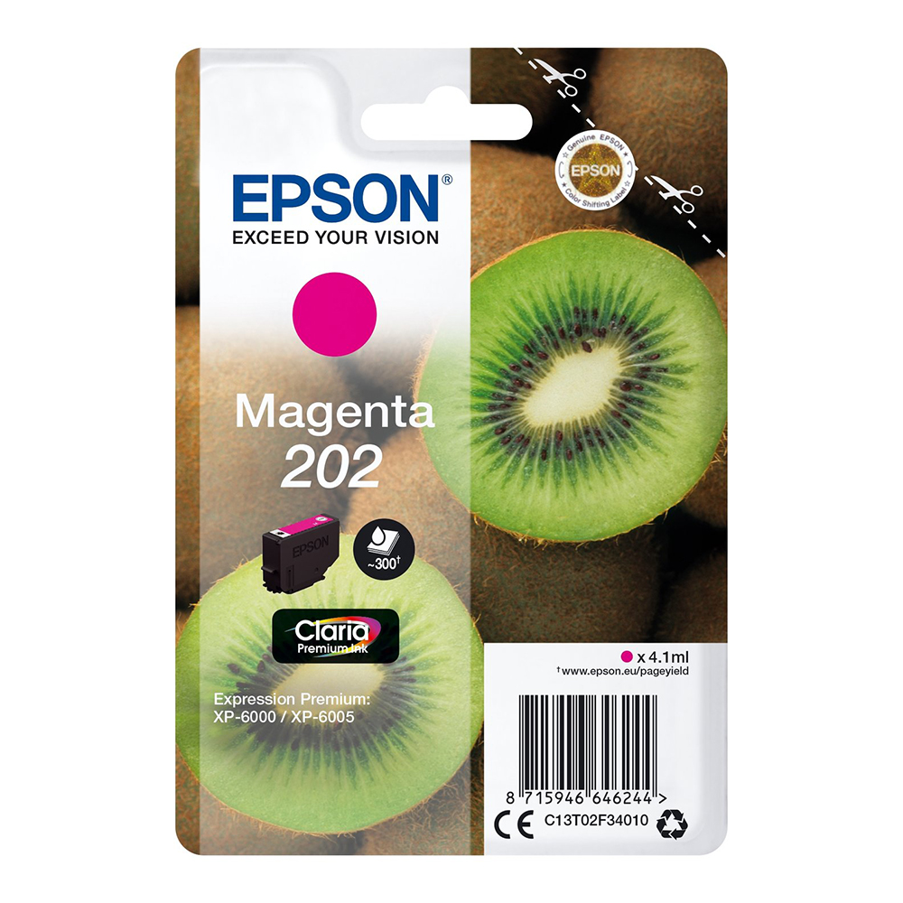 Bild von Epson Tintenpatrone 202, magenta