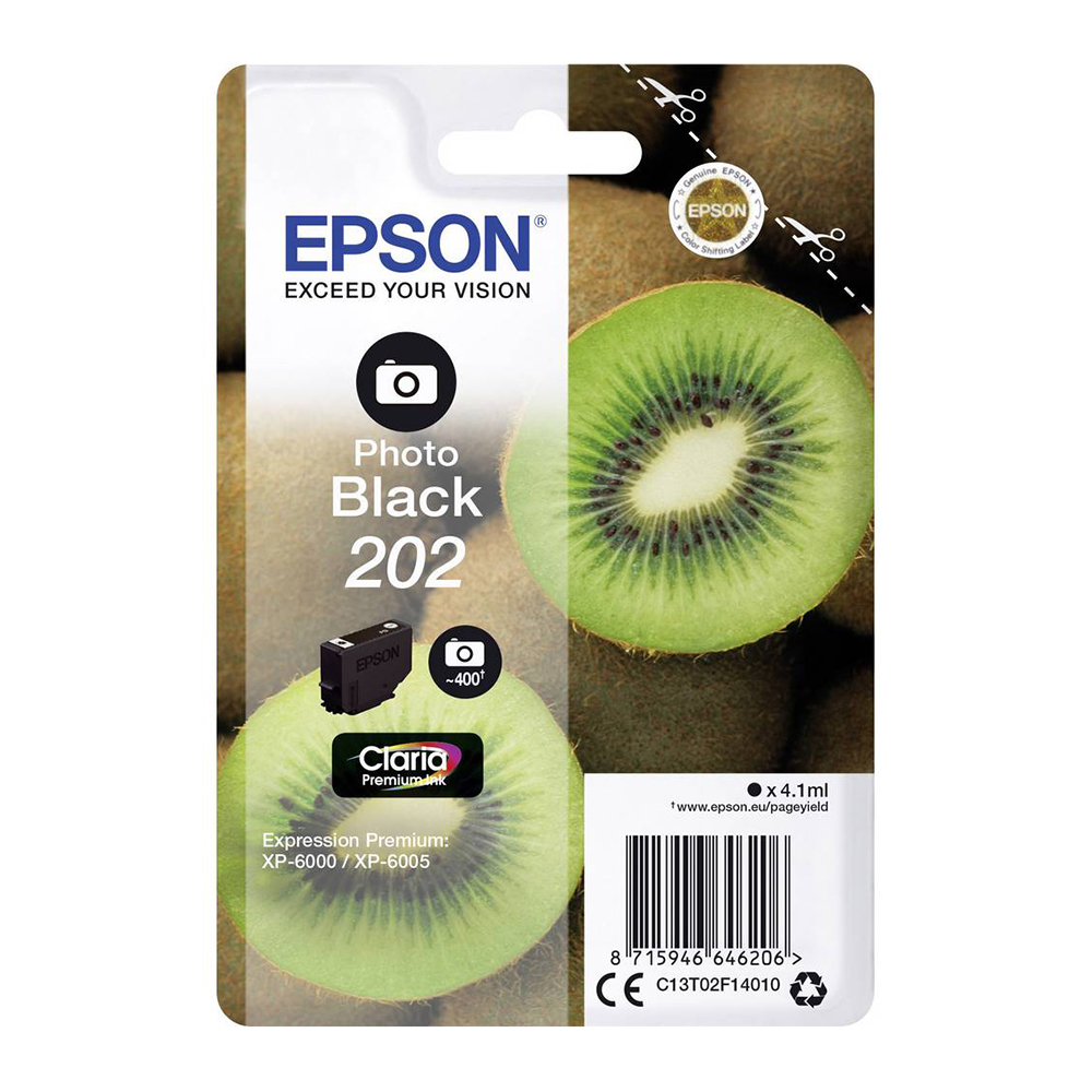 Bild von Epson Tintenpatrone 202, schwarz