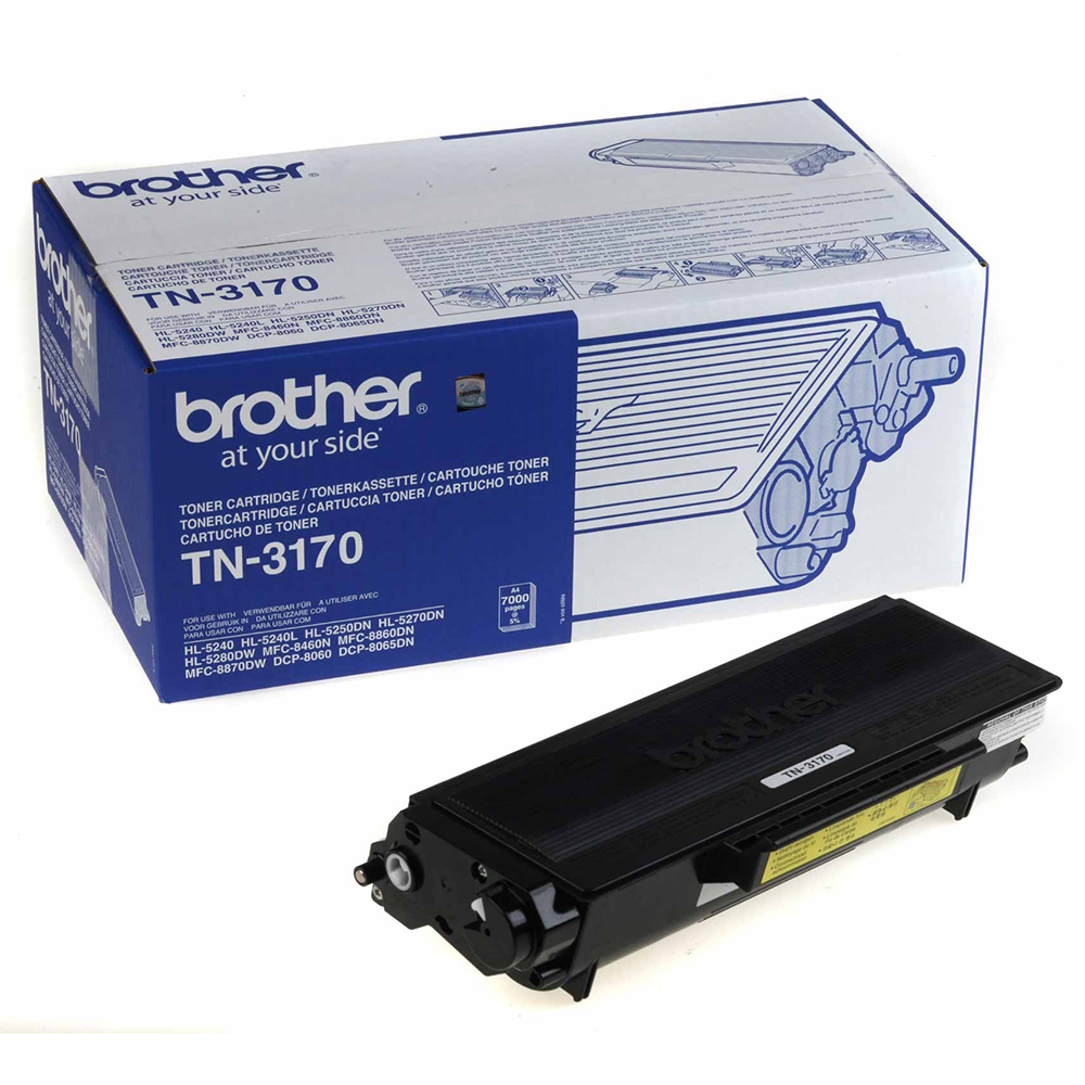 Bild von Brother TN-3170, Schwarz, 7000 Seiten 