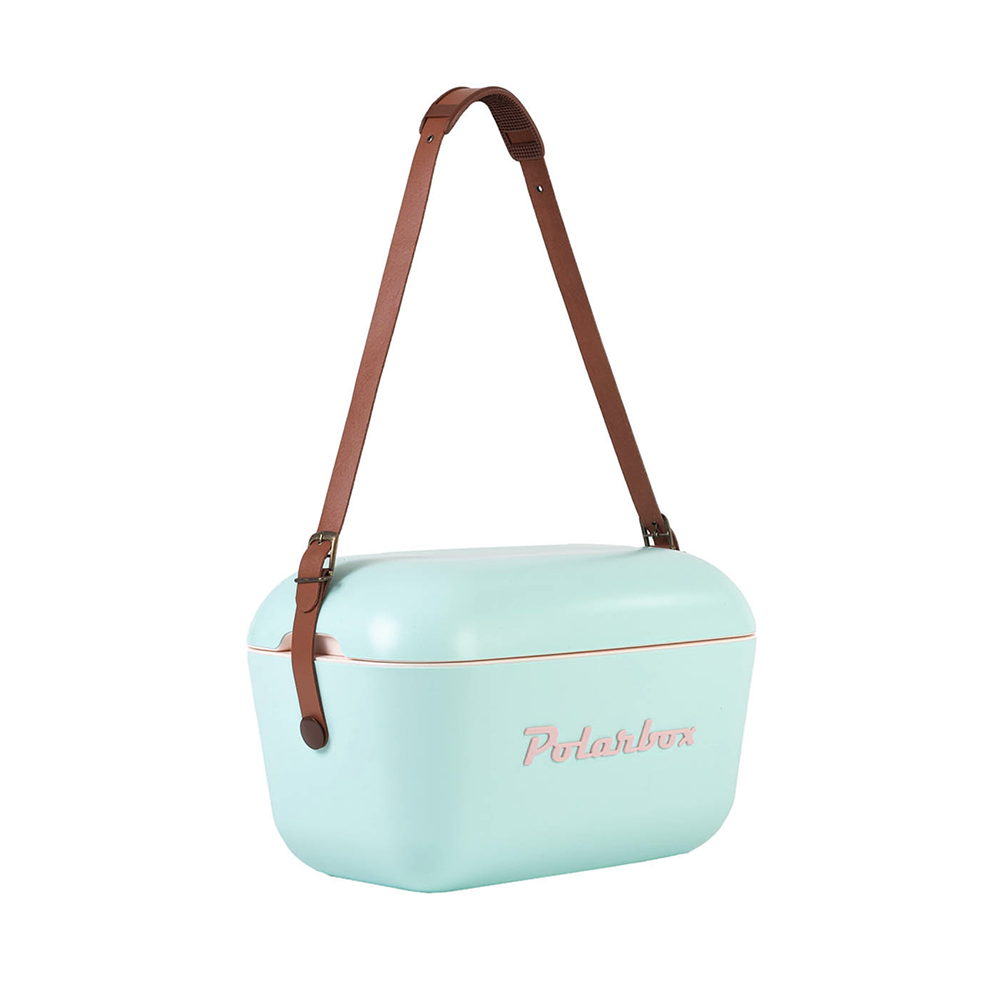 Bild von Polarbox Kühlbox Retro Cooler cyan 12 Liter