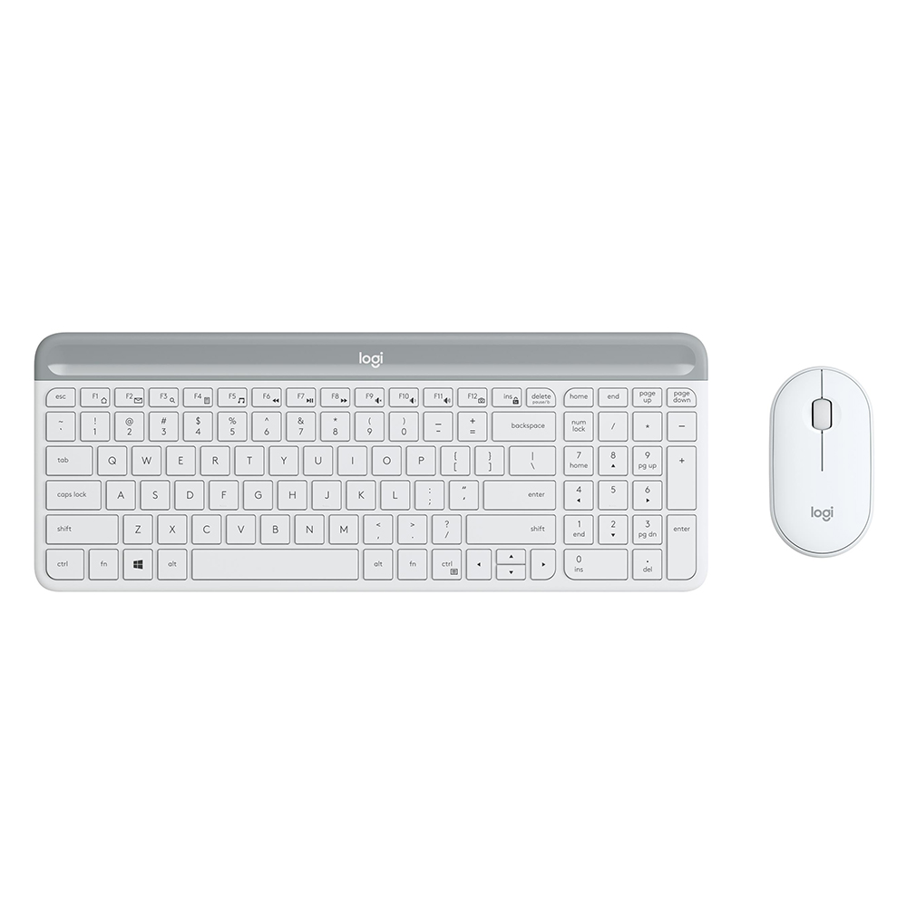 Bild von Logitech Tastatur-Maus-Set MK470 weiss