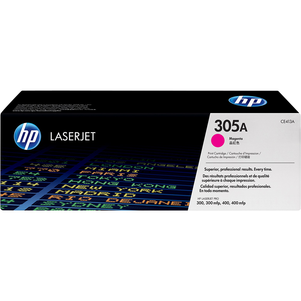 Bild von HP Toner 305A, CE413A, Magenta, 2600 Seiten 