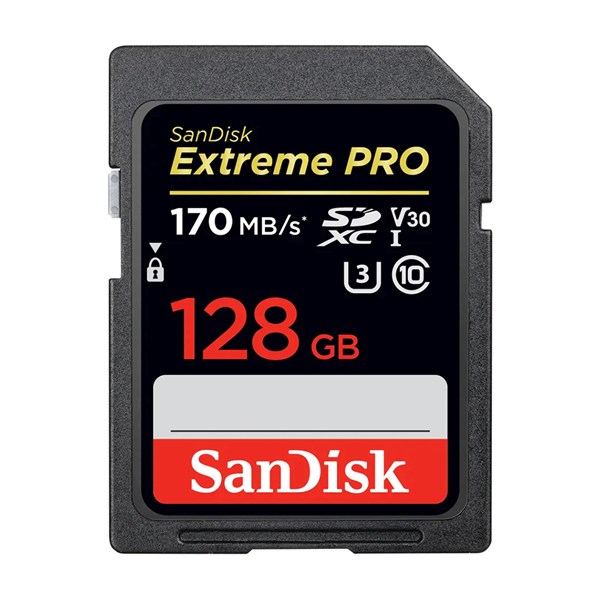 Bild von SanDisk Extreme Pro SDXC 128 GB Speicherkarte, 200MB/s