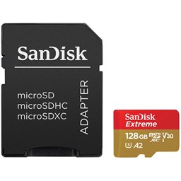Bild von SanDisk Extreme micro-SDXC/UHS-I 128 GB Speicherkarte