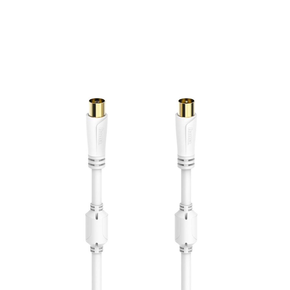 Bild von Hama Antennen-Kabel, vergoldet, 3.0m