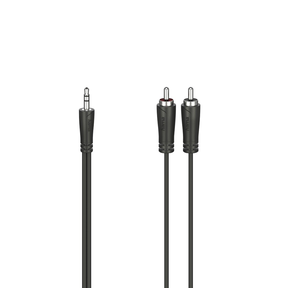 Bild von Hama Audio-Kabel, 3,5-mm Klinke zu 2 Cinch, 1.5m