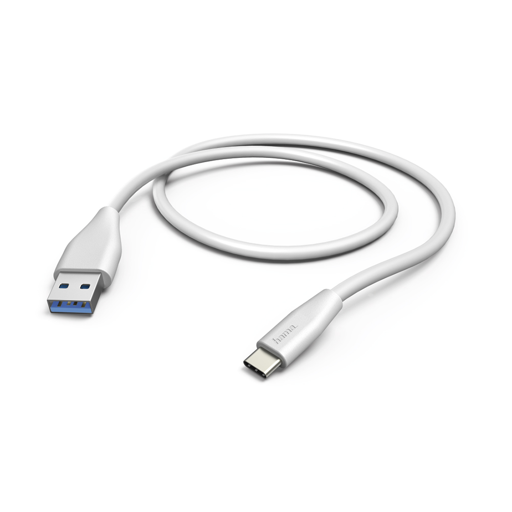 Bild von Hama Lade-/Datenkabel, USB Type-C, 1.5m, Weiss