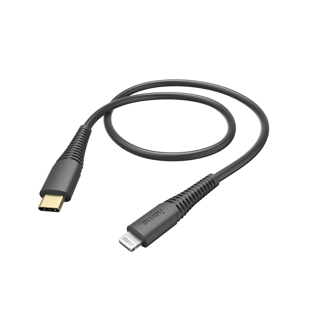 Bild von Hama USB-C - Lightning, 1,5 m, Schwarz