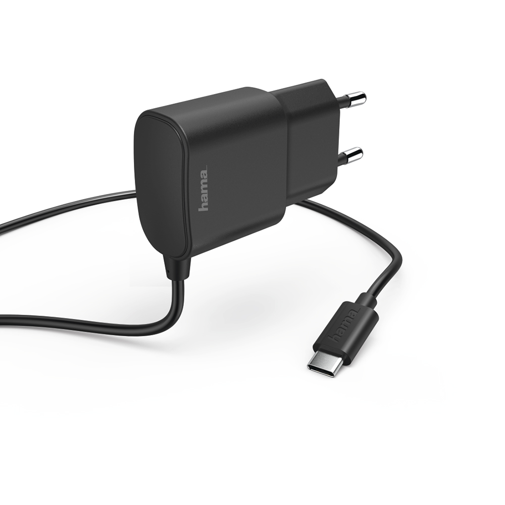 Bild von Hama Ladegerät, USB Type-C, 2,4 A, Schwarz