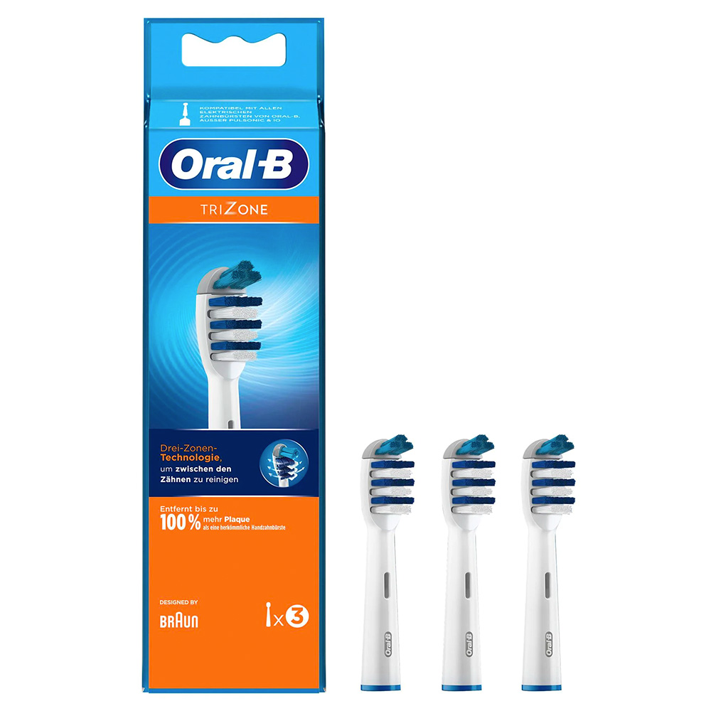 Bild von Oral-B Ersatz-Aufsteckbürsten TriZone 3er-Packung