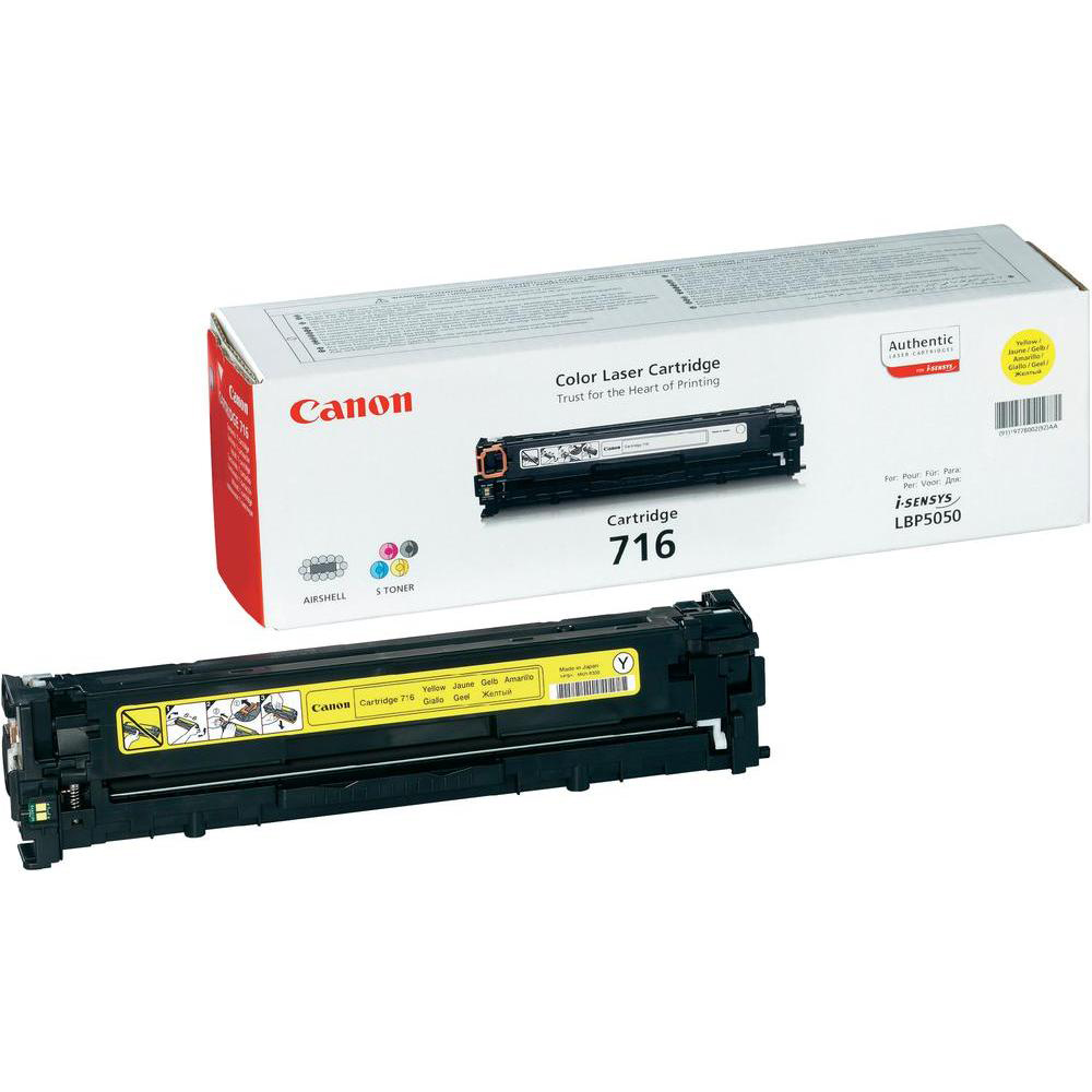 Bild von Canon Toner 716, Yellow, 1500 Seiten 