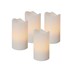 Bild von Star Trading LED Kerze Pillar 4er Set weiss