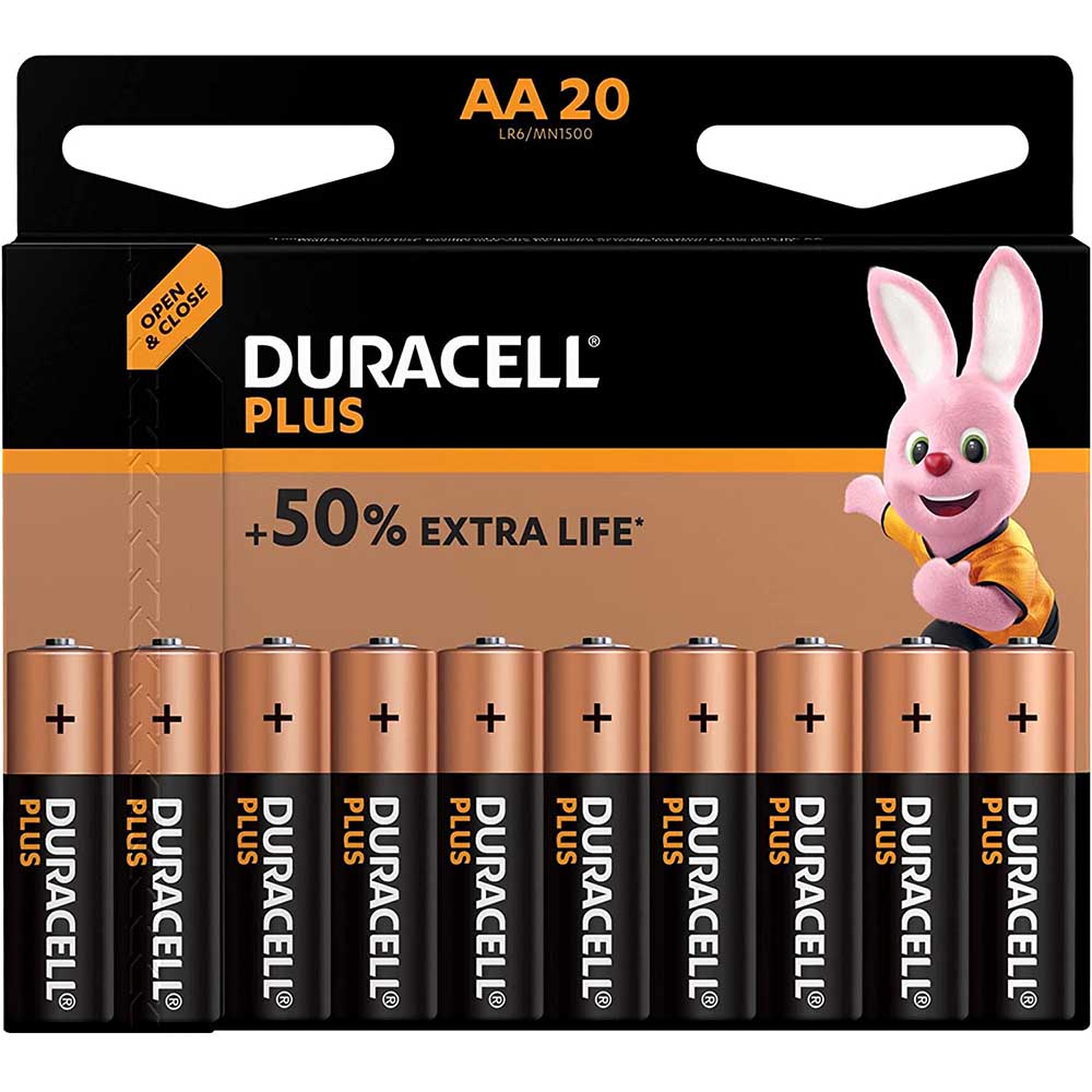 Bild von Duracell AA/LR06 Plus Power Multipack 20 Stück