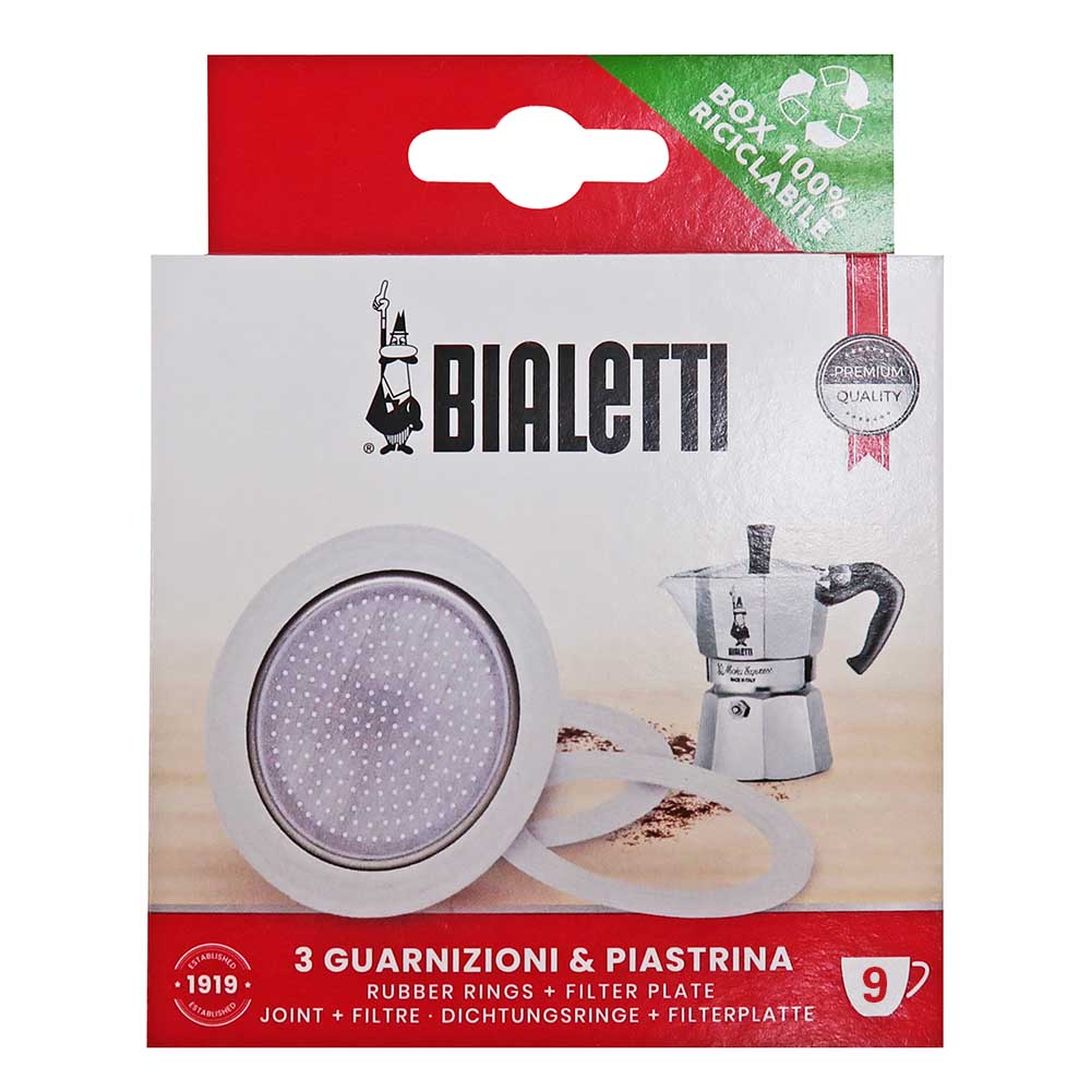 Bild von Bialetti Dichtung Set Moka Express 9 Tassen