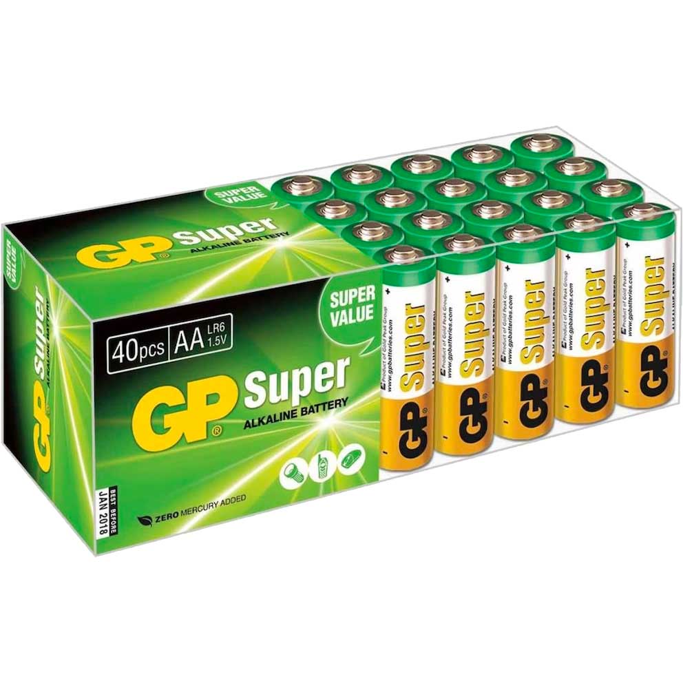 Picture of GP Batteries Super Alkaline AA Multipack