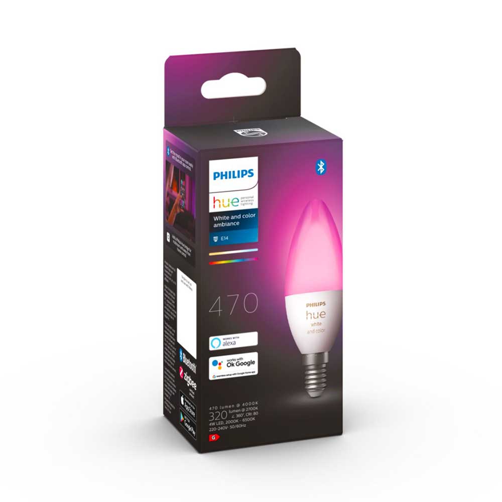 Bild von Philips Hue Leuchtmittel E14 White & Color