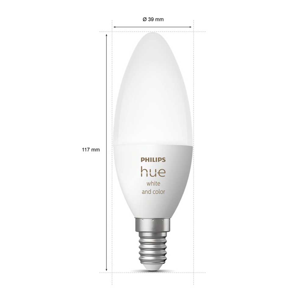 Bild von Philips Hue Leuchtmittel E14 White & Color