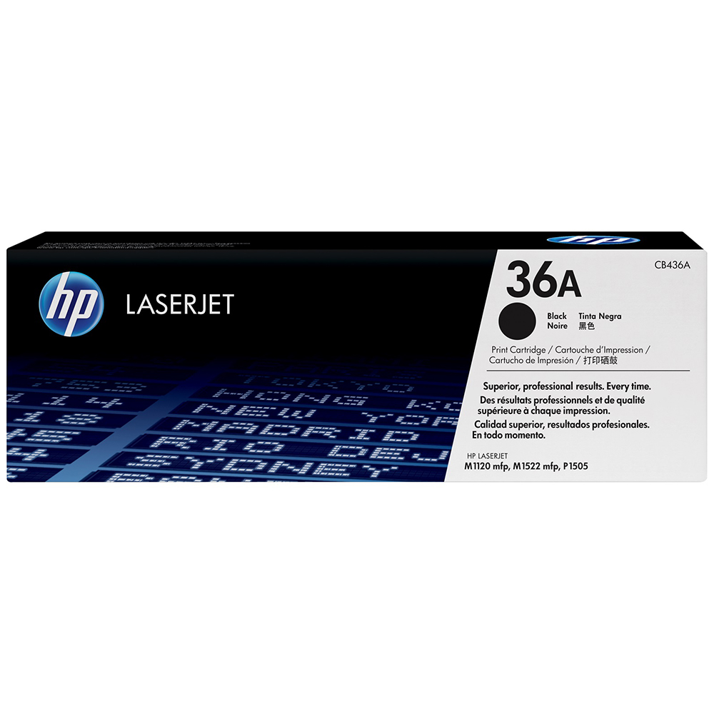 Bild von HP Toner 36A, CB436A, Schwarz, 2000 Seiten